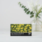 Widescreen 0469 - Gelbe Daisies Visitenkarte (Stehend Vorderseite)