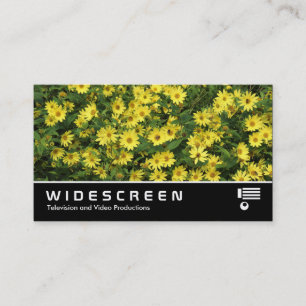 Widescreen 0469 - Gelbe Daisies Visitenkarte