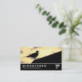 Widescreen 0475 - Hering Gull Sunset Visitenkarte (Stehend Vorderseite)