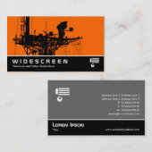 Widescreen 0482 - Radar Mast - Orange Visitenkarte (Vorne/Hinten)