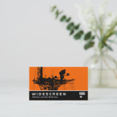 Widescreen 0482 - Radar Mast - Orange Visitenkarte (Stehend Vorderseite)