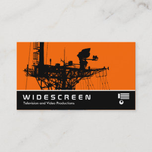Widescreen 0482 - Radar Mast - Orange Visitenkarte