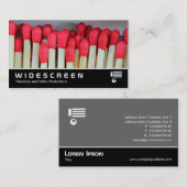 Widescreen 0488 - Matches Visitenkarte (Vorne/Hinten)