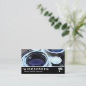 Widescreen 0490 - Vintage TLR-Kamera Visitenkarte (Stehend Vorderseite)