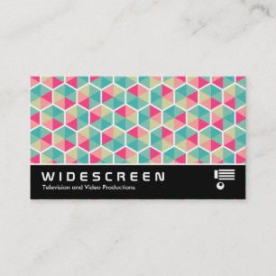 Widescreen 0511 - Hexagon Muster 02 Visitenkarte