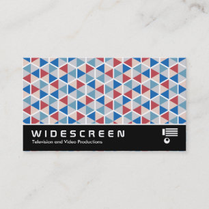 Widescreen 0514 - Hexagon Muster 05 Visitenkarte