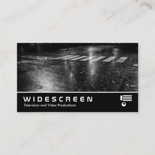 Widescreen 0517 - Herbststraße Visitenkarte (Vorderseite)