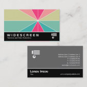 Widescreen 0521 - Farbsegmente 01 Visitenkarte (Vorne/Hinten)
