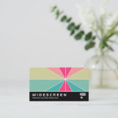 Widescreen 0521 - Farbsegmente 01 Visitenkarte (Stehend Vorderseite)