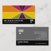 Widescreen 0522 - Farbsegmente 02 Visitenkarte (Vorne/Hinten)