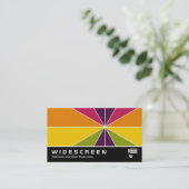 Widescreen 0522 - Farbsegmente 02 Visitenkarte (Stehend Vorderseite)
