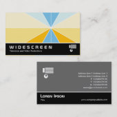 Widescreen 0524 - Farbsegmente 04 Visitenkarte (Vorne/Hinten)