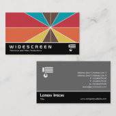 Widescreen 0525 - Farbsegmente 05 Visitenkarte (Vorne/Hinten)