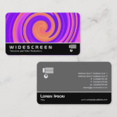 Widescreen 0532 - Abstrakt Swirl 250816 - 01c Visitenkarte (Vorne/Hinten)