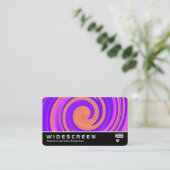 Widescreen 0532 - Abstrakt Swirl 250816 - 01c Visitenkarte (Stehend Vorderseite)
