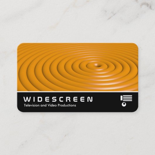 Widescreen 0549 - Rings - Orange Visitenkarte (Vorderseite)