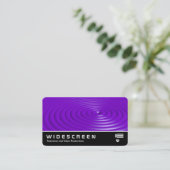 Widescreen 0550 - Rings - Lila Visitenkarte (Stehend Vorderseite)