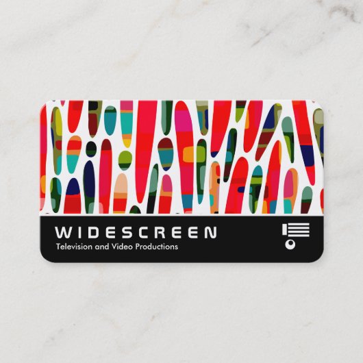 Widescreen 0556 - Collaged Color Splash 150222 Visitenkarte (Vorderseite)