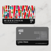 Widescreen 0556 - Collaged Color Splash 150222 Visitenkarte (Vorne/Hinten)