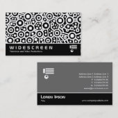 Widescreen 152 - Alien Circuits - Weiß auf Schwarz Visitenkarte (Vorne/Hinten)