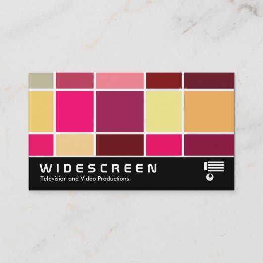 Widescreen 155 - Farbkomposition Visitenkarte (Vorderseite)