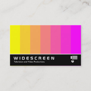 Widescreen 161 - Farbblende - Gelb bis Magenta Visitenkarte