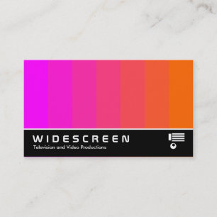 Widescreen 168 - Farbblende - Magenta to Orange Visitenkarte