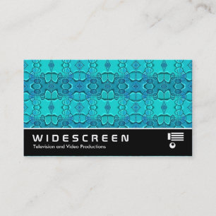 Widescreen 170 - Aqua Blue Fest Visitenkarte