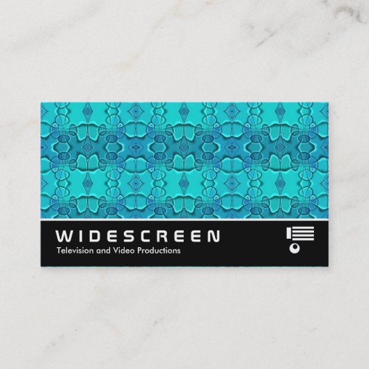 Widescreen 170 - Aqua Blue Fest Visitenkarte (Vorderseite)
