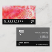 Widescreen 171 - Vortex of Time Abstrakt Visitenkarte (Vorne/Hinten)