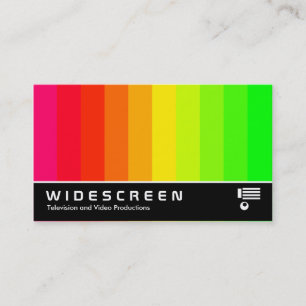Widescreen 177 - Farbbalken Visitenkarte