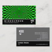 Widescreen 181 - Op Art Visitenkarte (Vorne/Hinten)