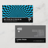 Widescreen 195 - Art Deco Visitenkarte (Vorne/Hinten)