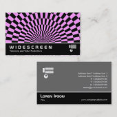 Widescreen 199 - Art Deco Visitenkarte (Vorne/Hinten)
