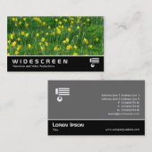 Widescreen 205 - Affodils/Narzisse Visitenkarte (Vorne/Hinten)