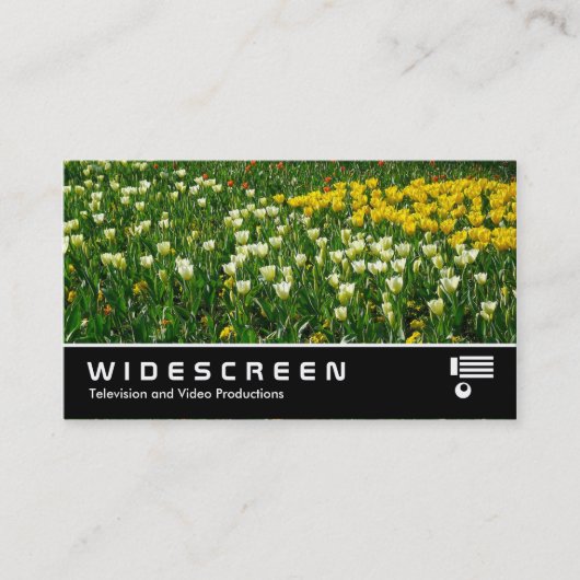 Widescreen 205 - Frühlingsblumen Visitenkarte (Vorderseite)