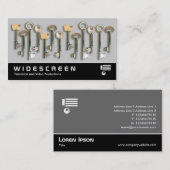 Widescreen 208 - Schlüssel Visitenkarte (Vorne/Hinten)