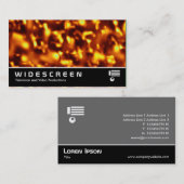 Widescreen 211 - Geschmolzenes Gold Visitenkarte (Vorne/Hinten)