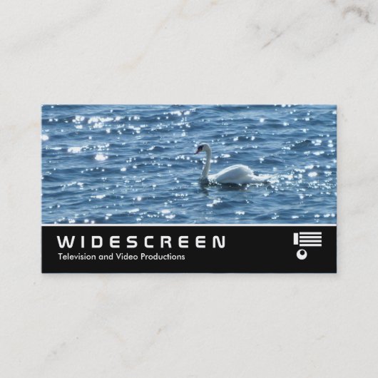 Widescreen 219 - Swan, Cardiff Bay Visitenkarte (Vorderseite)