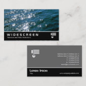 Widescreen 220 - sprudelndes Wasser Visitenkarte (Vorne/Hinten)