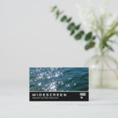 Widescreen 220 - sprudelndes Wasser Visitenkarte (Stehend Vorderseite)