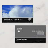 Widescreen 230 - Wolken Visitenkarte (Vorne/Hinten)
