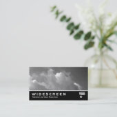 Widescreen 235 - Abend Sky Visitenkarte (Stehend Vorderseite)