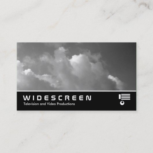 Widescreen 235 - Abend Sky Visitenkarte (Vorderseite)