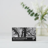 Widescreen 257 - Hochkontrastbäume Visitenkarte (Stehend Vorderseite)
