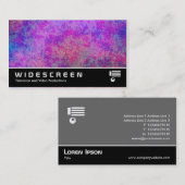 Widescreen 266 - Korallenwald Abstrakt Visitenkarte (Vorne/Hinten)