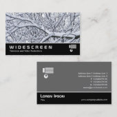 Widescreen 267 - Schneezweige Visitenkarte (Vorne/Hinten)