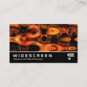 Widescreen 268 - Abstrakte Flamme Visitenkarte