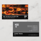 Widescreen 269 - Abstrakt Flame 02 Visitenkarte (Vorne/Hinten)