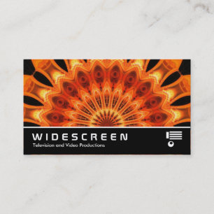 Widescreen 272 - Orange Kaleidoskop Visitenkarte